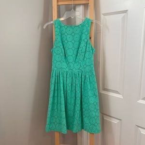 Kensie Teal Embroidered Dress Size XS